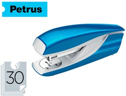 [623593] GRAPADORA PETRUS MOD 635 WOW AZUL METALIZADA CAPACIDAD 30 HOJAS