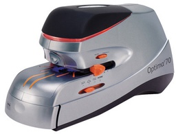 [2102355] GRAPADORA RAPID ELECTRICA OPTIMA 60 BLANCO/NEGRO CAPACIDAD HASTA 60 HOJAS