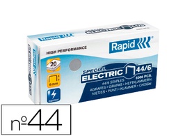[24868100] GRAPAS RAPID Nº 44/6 GALVANIZADA CAJA DE 5000 UNIDADES
