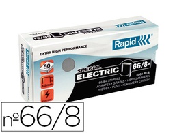 [24868000] GRAPAS RAPID Nº 66/8+ GALVANIZADAS SUPER STRONG CAJA DE 5000 UNIDADES