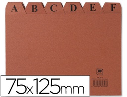 [IC02] INDICE FICHERO CARTON Nº2 75X125 MM