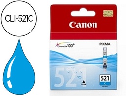 [2934B001] INK-JET CANON CLI-521C CIAN PIXMA MP620/630/980 IP3600/4600