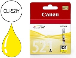 [2936B001] INK-JET CANON CLI-521Y AMARILLO PIXMA MP620/630/980 IP3600/4600