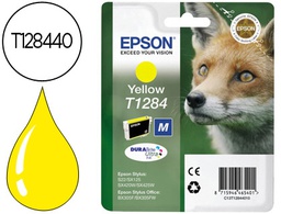 [C13T12844012] INK-JET EPSON T1284 AMARILLO SX125 / SX420W / 425W / OFFICE BX305F -CAPACIDAD
