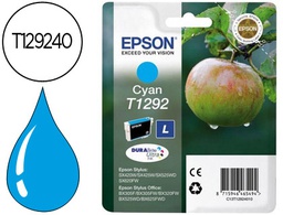 [C13T12924012] INK-JET EPSON STYLUS T1292 CIAN SX420W / 425W / OFFICE BX305F / BX320F -ALTA CAPACIDAD-