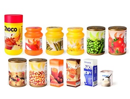 [30596] JUEGO MINILAND ALIMENTOS ENVASADOS 12 PIEZAS