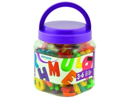 [97911] JUEGO MINILAND LETRAS MAYUSCULAS MAGNETICAS BOTE DE 154 PIEZAS