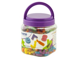 [97913] JUEGO MINILAND LETRAS MINUSCULAS MAGNETICAS BOTE DE 154 PIEZAS