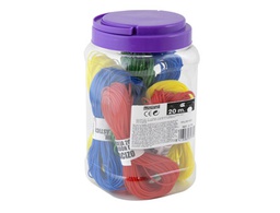 [31778] JUEGO MINILAND MACARRON BOTE 8 MADEJAS 20 METROS 4 COLORES SURTIDOS