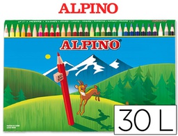 [AL010659] LAPICES DE COLORES ALPINO 659 CAJA DE 30 COLORES LARGOS