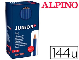 [JU000014] LAPICES DE GRAFITO ALPINO JUNIOR CAJA DE 144 UNIDADES
