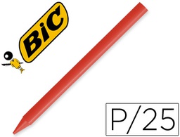 [8169682] LAPICES PLASTIDECOR UNICOLOR ROJO-03 CAJA CON 25 LAPICES