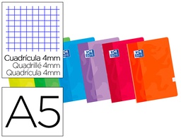 [100105702] LIBRETA ESCOLAR OXFORD 48 H DIN A5 CUADRO 4 MM