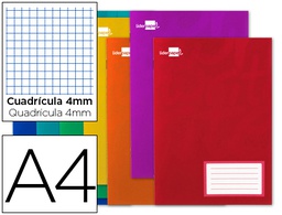 [LA01] LIBRETA LIDERPAPEL WRITE A4 32 HOJAS 60G/M2 CUADRO 4MM CON MARGEN