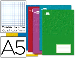 [LB03] LIBRETA LIDERPAPEL WRITE A5 32 HOJAS 60G/M2CUADRO 4MM CON MARGEN
