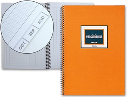 [5096] LIBRO MIQUELRIUS N.96 CUARTO 50 HOJAS VENCIMIENTO