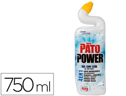 [10357/83867] LIMPIADOR DE INODORO PATO FORMULA 4 EN UNO GEL CON LEJIA 750 ML