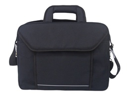 [KF16980] MALETIN PARA PORTATIL Q-CONNECT 15,4\&quot; NEGRO 1 ASA 2 BOLSILLOS EXTERIORES MEDIDAS 390X290X90 MM