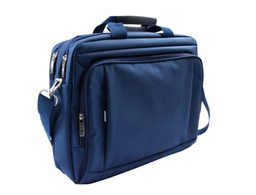 [KF16979] MALETIN PARA PORTATIL Q-CONNECT 15,5\&quot; AZUL 1 ASA 1 BOLSILLO EXTERIOR MEDIDAS 390X310X120 MM