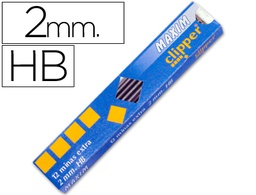 [PM000200] MINAS MAXIM GRAFITO 2 MM ESTUCHE DE 12 MINAS