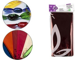 [CL20] PAPEL CELOFAN LIDERPAPEL 50X70 CM 22G/M2 BOLSA DE 10 HOJAS COLORES SURTIDOS