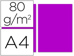 [PC56] PAPEL COLOR LIDERPAPEL A4 80GR FUCSIA PAQUETE DE 100 HOJAS