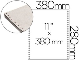 [RZ04] PAPEL CONTINUO 380X11 BLANCO CAJA DE 2500 HOJAS