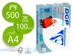 [1821C] PAPEL FOTOCOPIADORA CLAIREFONTAINE DIN A4 100 GRAMOS PAQUETE DE 500 HOJAS