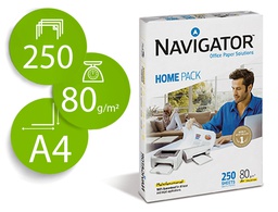 [NAV-HOME] PAPEL FOTOCOPIADORA NAVIGATOR HOME PACK DIN A4 80 GRAMOS PAQUETE DE 250 HOJAS