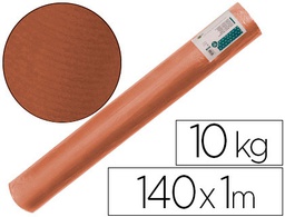 [PK58] PAPEL KRAFT VERJURADO LIDERPAPEL MARRON ANCHO 1 MT LOMGITUD 140 MT GRAMAJE 70 GR PESO 10 KG