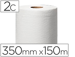 [605066] PAPEL SECAMANOS CENTRAL 2 CAPAS PARA DISPENSADOR M2 ROLLO DE 150,2 MT