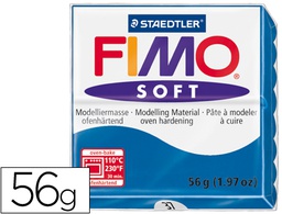 [8020-37] PASTA STAEDTLER FIMO SOFT 57 GR COLOR AZUL