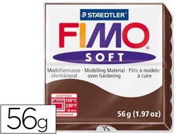 [8020-75] PASTA STAEDTLER FIMO SOFT 57 GR COLOR CHOCOLATE