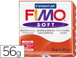[8020-24] PASTA STAEDTLER FIMO SOFT 56 GR COLOR ROJO INDIAN