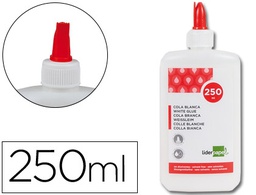 [PG03] PEGAMENTO COLA BLANCA LAVABLE LIDERPAPEL BOTE DE 250 ML