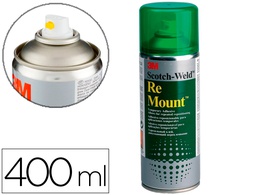 [YP208060571 (R-M)] PEGAMENTO 3M SPRAY REMOUNT ADHESIVO REPOSICIONABLE INDEFINIDAMENTE BOTE DE 400 ML