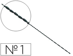 [1/13 ESCA] PELOS DE SEGUETA ESPIRAL Nº1 CAJA DE 144 UNIDADES