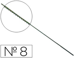 [8/13 MACA] PELOS DE SEGUETA MADERA Nº8 CAJA DE 144 UNIDADES