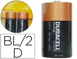 [940281] PILA DURACELL ALCALINA PLUS D BLISTER DE 2 UNIDADES