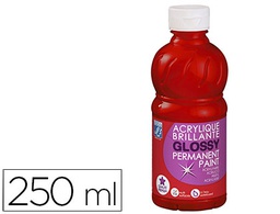[301255] PINTURA ACRILICA L&amp;B BRILLO ROJO PRIMARIO BOTE DE 250 ML