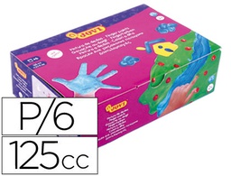 [560-S] PINTURA A DEDOS JOVI 125 CC 6 COLORES SURTIDOS