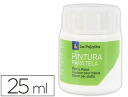 [114371] PINTURA PARA TELA LA PAJARITA BLANCO 25 ML