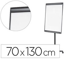 [KF04160] PIZARRA MOVIL Q-CONNECT CON RUEDAS PARA CONFERENCIAS TABLERO LACADO BLANCO APTA PARA ESCRITURA DIRECTA Y BLOC