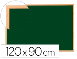 [KF03586] PIZARRA VERDE Q-CONNECT MARCO DE MADERA 120X90 CM SIN REPISA