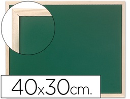 [KF03583] PIZARRA VERDE Q-CONNECT MARCO DE MADERA 40X30 CM SIN REPISA