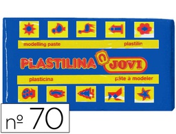 [70-13] PLASTILINA JOVI 70 AZUL OSCURO UNIDAD TAMAÑO PEQUEÑO