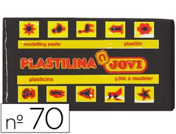 [70-15] PLASTILINA JOVI 70 NEGRO UNIDAD TAMAÑO PEQUEÑO