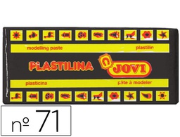 [71-15] PLASTILINA JOVI 71 NEGRO UNIDAD TAMAÑO MEDIANO