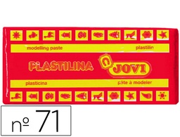 [71-05] PLASTILINA JOVI 71 ROJO UNIDAD TAMAÑO MEDIANO