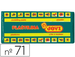 [71-11] PLASTILINA JOVI 71 VERDE OSCURO UNIDAD TAMAÑO MEDIANO